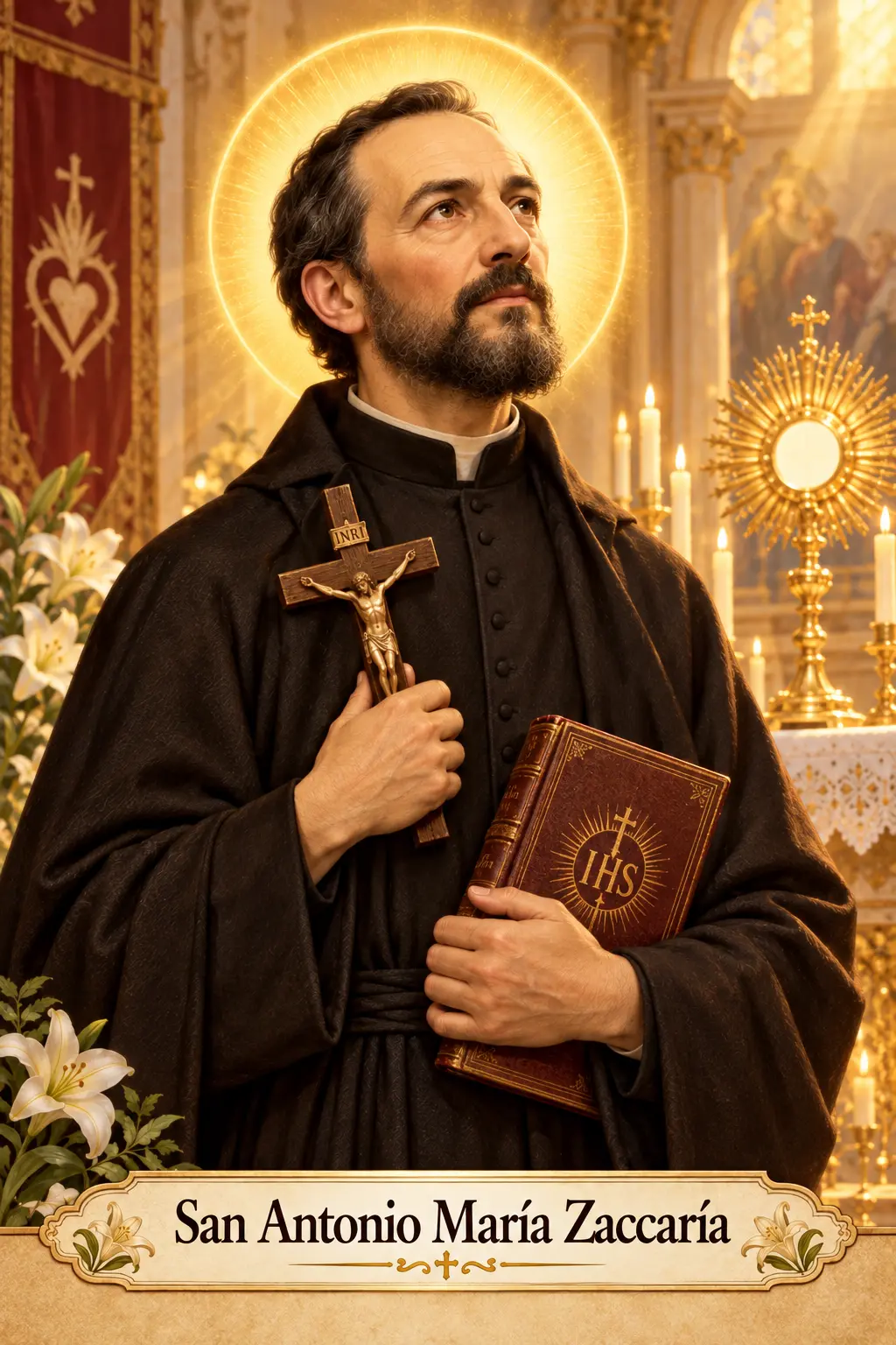 Estampa de San Antonio María Zaccaría
