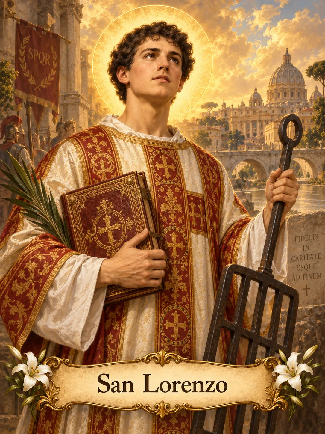 Estampa de San Lorenzo