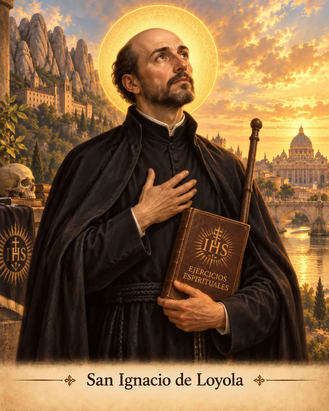 Estampa de San Ignacio de Loyola
