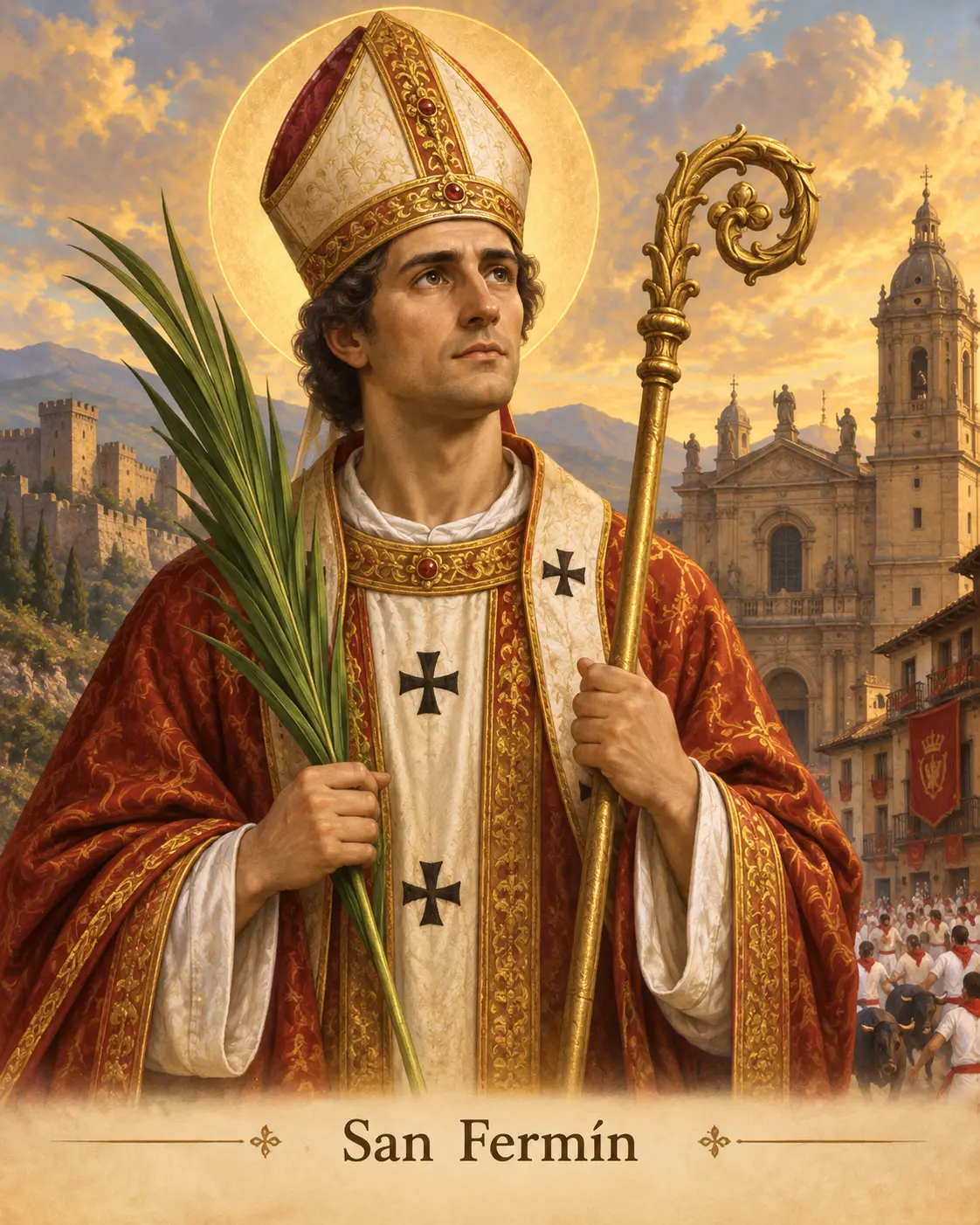 Estampa de San Fermín