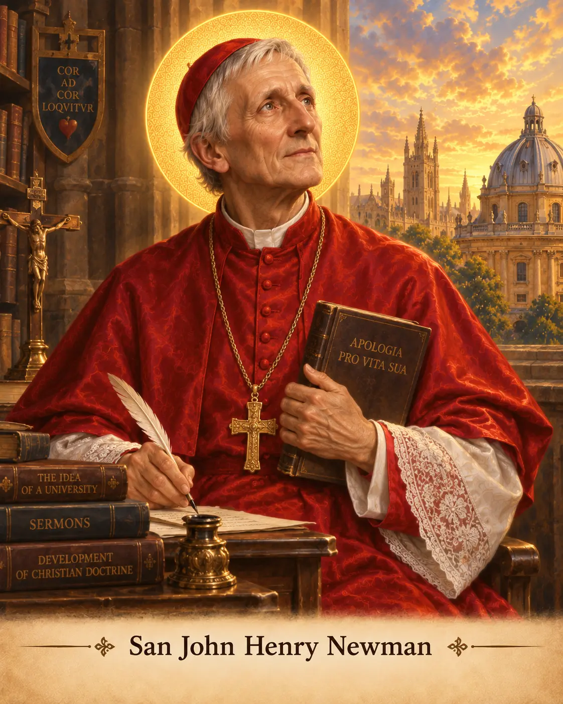 Estampa de San John Henry Newman
